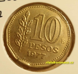 Argentina - 10 Pesos 1977 