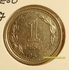 Argentina - 1 Peso 1957 