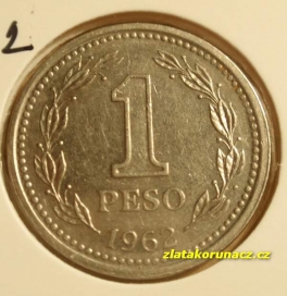 Argentina - 1 Peso 1962