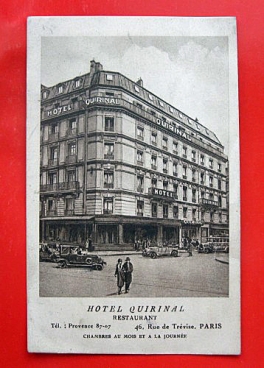 Paříž - Hotel Quirinal