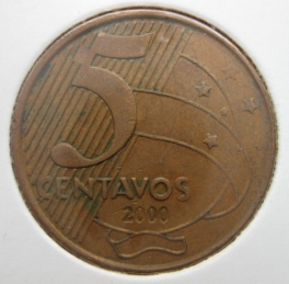 Brazílie - 5 centavos 2000
