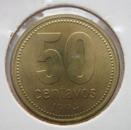 Argentina - 50 centavos 1994