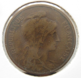 Francie - 5 centimes 1912