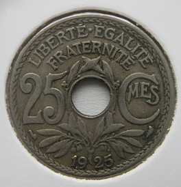 Francie - 25 centimes 1925