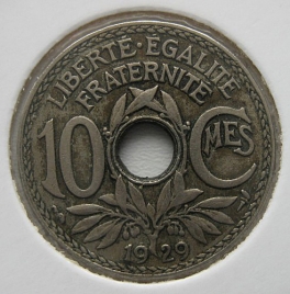 Francie - 10 centimes 1929