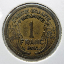 Francie - 1 franc 1936