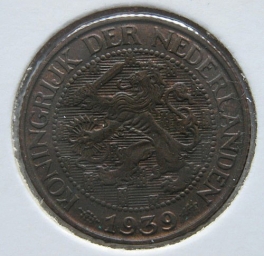 Holandsko - 1 cent 1939