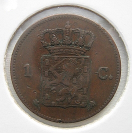 Holandsko - 1 cent 1876