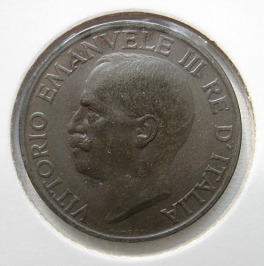 Itálie - 10 centesimi 1924 R