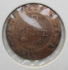 Německo-Westphalia - 2 centimes 1810 C
