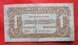 1 koruna 1944 CX
