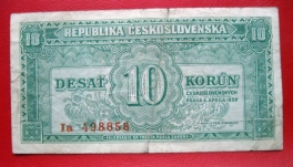 10 Kčs 1950 Ia