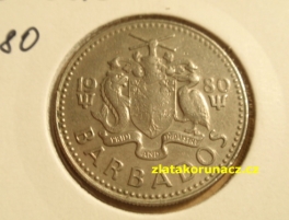 Barbados - 25 Cents 1980