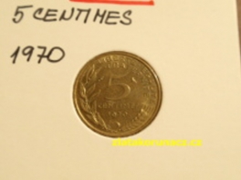 Francie - 5 centimes 1970