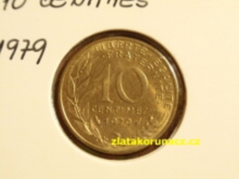 Francie - 10 centimes 1979