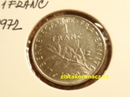 Francie - 1 franc 1972