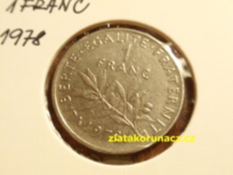 Francie - 1 franc 1978