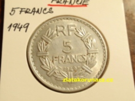 Francie - 5 francs 1949