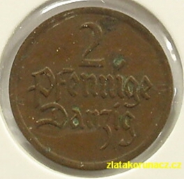 Polsko - Gdaňsk - 2 pfennig 1923