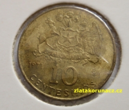 Chile - 10 centesimos 1971