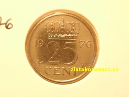 Holandsko - 25 cent 1976