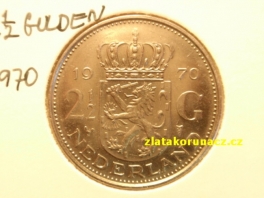 Holandsko - 2 1/2 gulden 1970