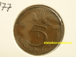 Holandsko - 5 cent 1977