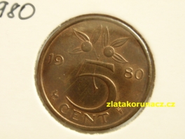 Holandsko - 5 cent 1980