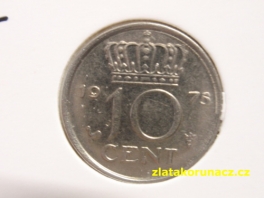 Holandsko - 10 cent 1975