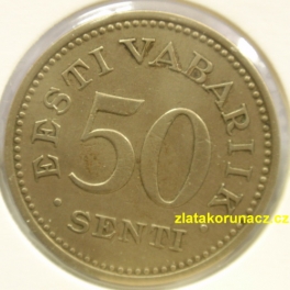 Estonsko - 50 senti 1936