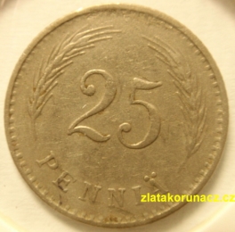 Finsko - 25 penniä 1928