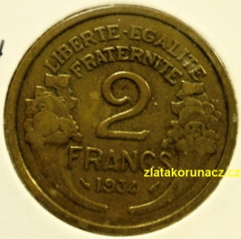 Francie - 2 francs 1934