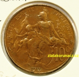 Francie - 10 centimes 1913