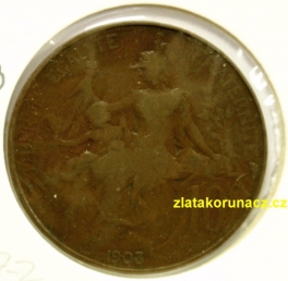 Francie - 10 centimes 1903