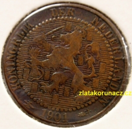 Holandsko - 1cent 1901