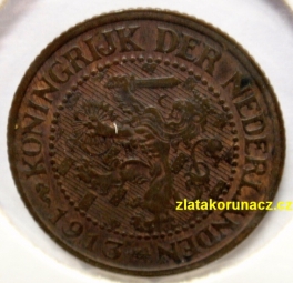 Holandsko - 2 1/2 cent 1913