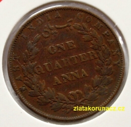Východoindická společnost -1/4 anna 1858