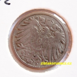 Německo - 5 Reich Pfennig 1892 G