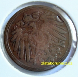 Německo - 1 Reich Pfennig 1899 D