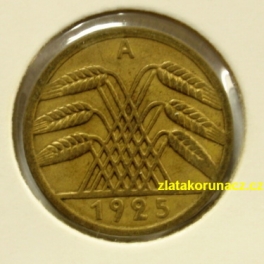 Německo - 5 Reichspfennig 1925 A