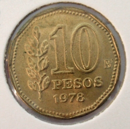 Argentina - 10 Pesos 1978