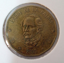 Dominikánská republika - 1 peso 2000
