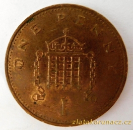 Anglie - 1 Penny 1984