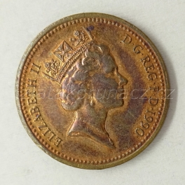 Anglie - 1 Penny 1990