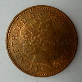 Anglie - 1 Penny 2005