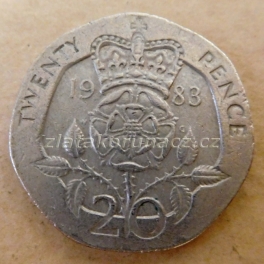 Anglie - 20 Pence 1983 