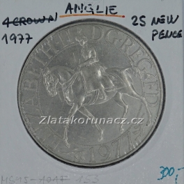 Anglie - 25 New Pence 1977