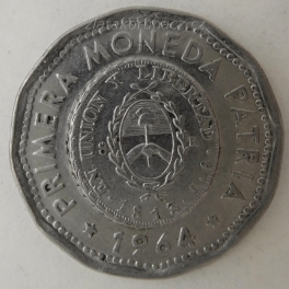 Argentina  - 25 Pesos  1964 