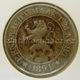 Belgie - 10 centimes 1894 Koning