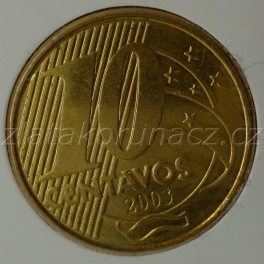 Brazílie - 10 centavos 2003